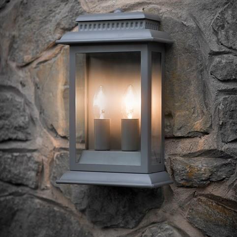 BELVEDERE OUTDOOR Wall Light in Charcoal