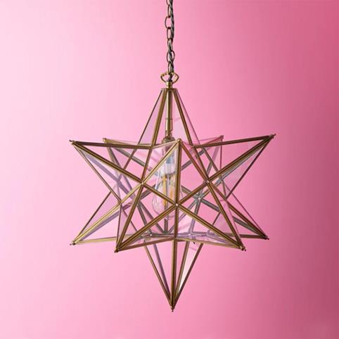 POOKY STELLA STAR Pendant Light - Large  in Brass