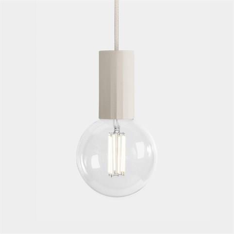 MODERN SCANDI Simple Bulb Pendant Light in Natural