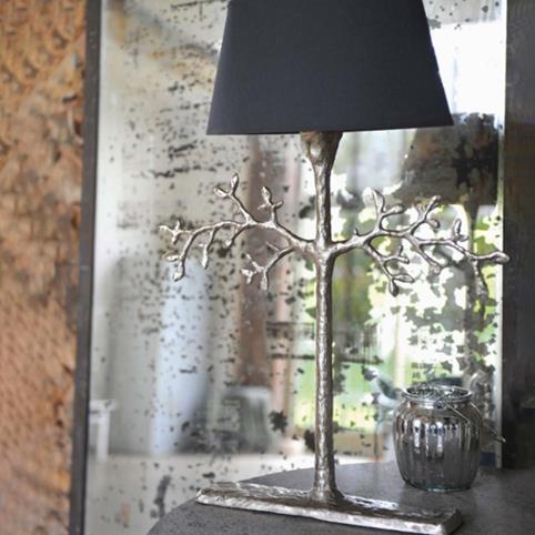 OLIVE TREE Table Light by Villa Alys in Silver