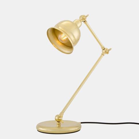 DALE Table Lamp in Polished Brass