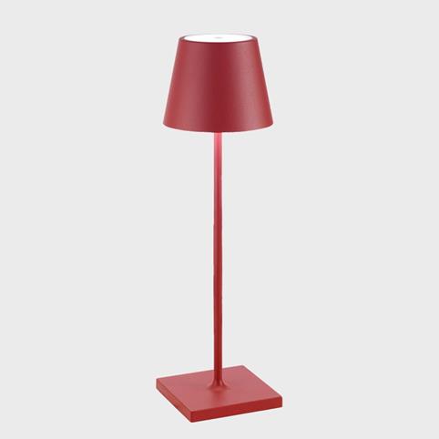 POLDINA PRO RECHARGEABLE Red Table Lamp