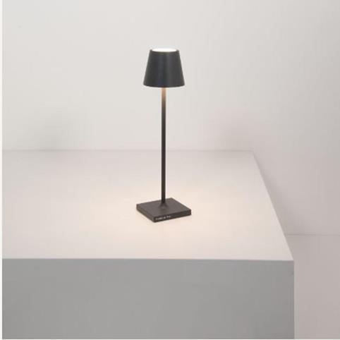 POLDINA MICRO RECHARGEABLE Grey Table Lamp
