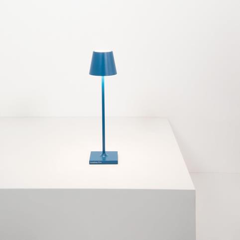 POLDINA MICRO RECHARGEABLE Blue Table Lamp