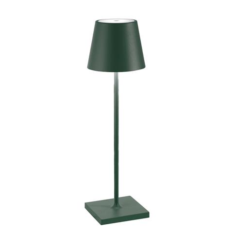 POLDINA PRO REACHARGEABLE  Dark Green Table Lamp