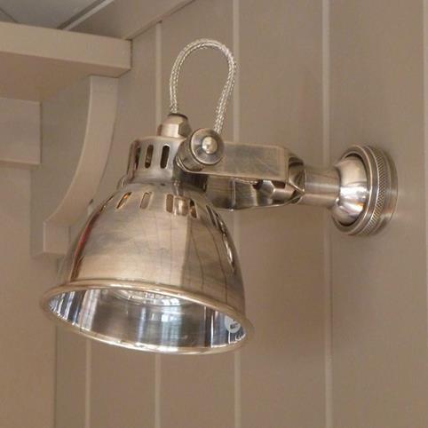FOXTON Adjustable Spotlight by Chehoma in Antique Silver