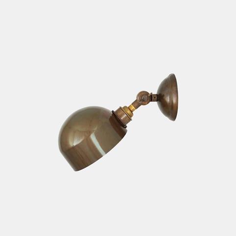 KIRKLEY Adjustable Wall Light in Antique Brass