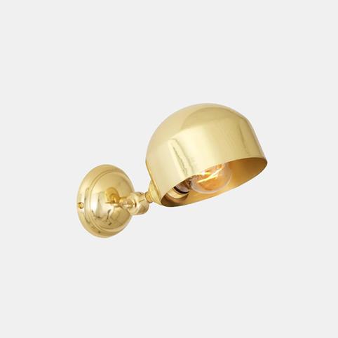 KIRKLEY Adjustable Wall Light in Polished Brass