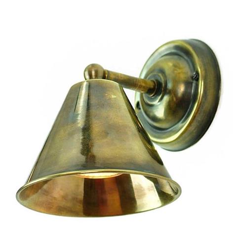 HENLEY Bell Wall Light - Small in Antique Brass