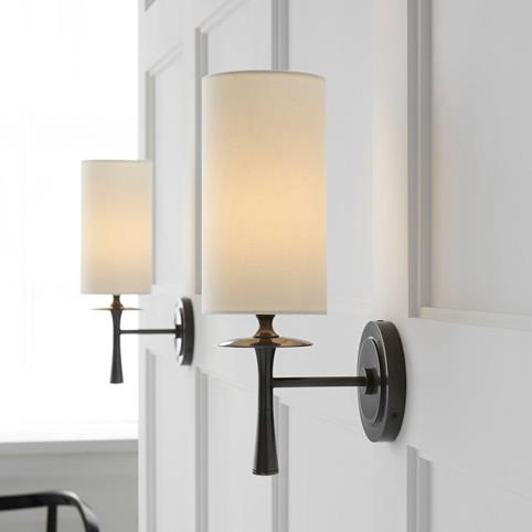 DRUNMORE SINGLE SCONCE Wall Light by Aerin Lauder in Bronze