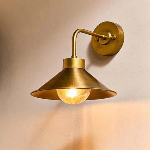NKUKU GALAGO Bathroom Wall Light in Antique Brass